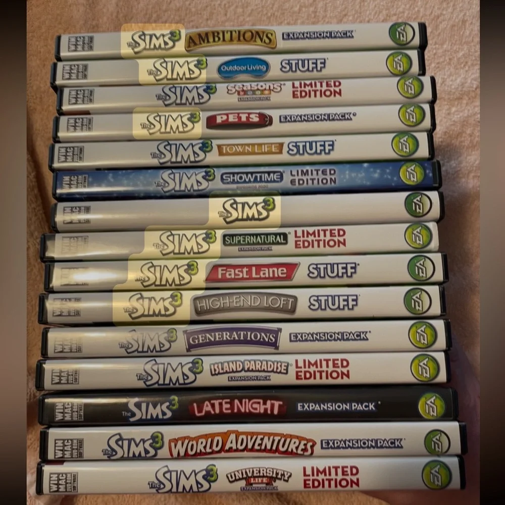 The Sims3 win Mac EA PC Games Lot of 15